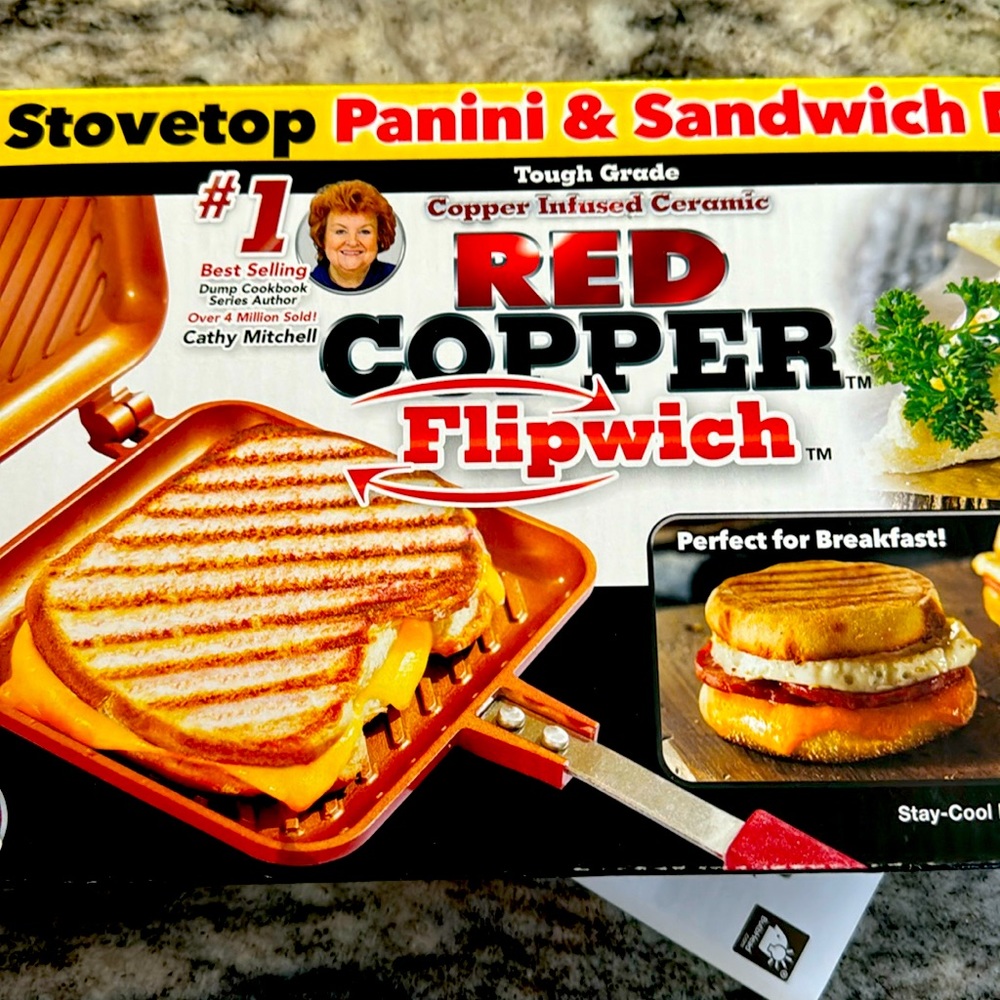 Brand new stove, top Panini, and sandwich maker